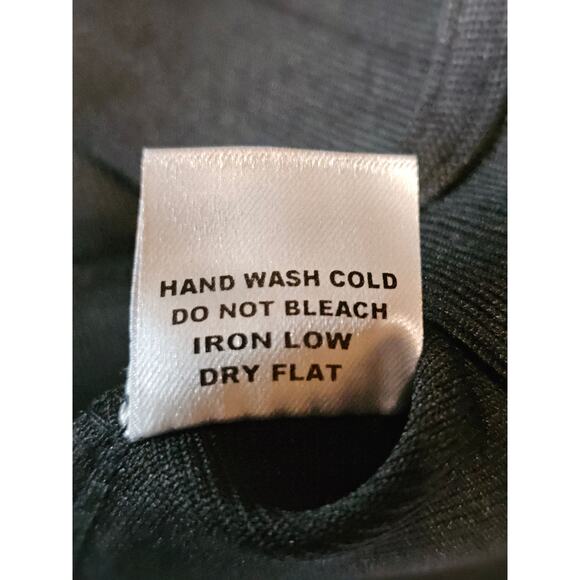 Haute Monde Black Bandage Sleeveless Bodycon Mini Dress Women's Size M 3628 - Picture 5 of 7